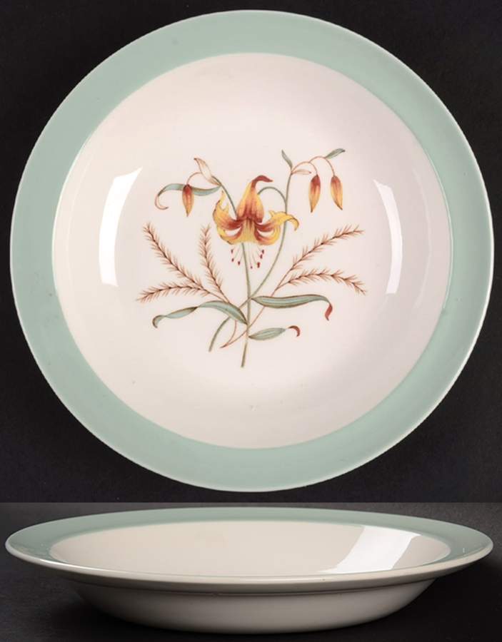Tiger Lily Rim Soup Bowl by Wedgwood-1