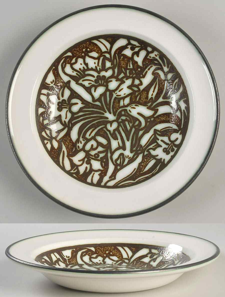 Tiger Lily Large Rim Soup Bowl by Wedgwood-1
