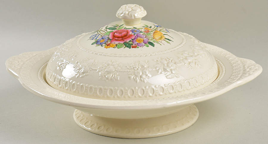 Tintern Round Covered Vegetable by Wedgwood-1