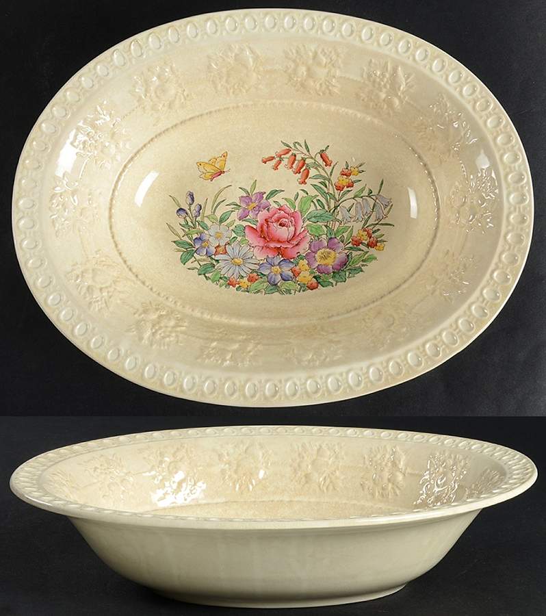 Tintern 9" Oval Vegetable Bowl by Wedgwood-1