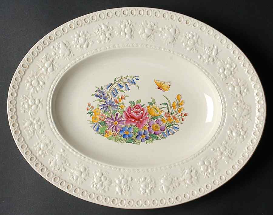 Tintern 14" Oval Serving Platter by Wedgwood-1