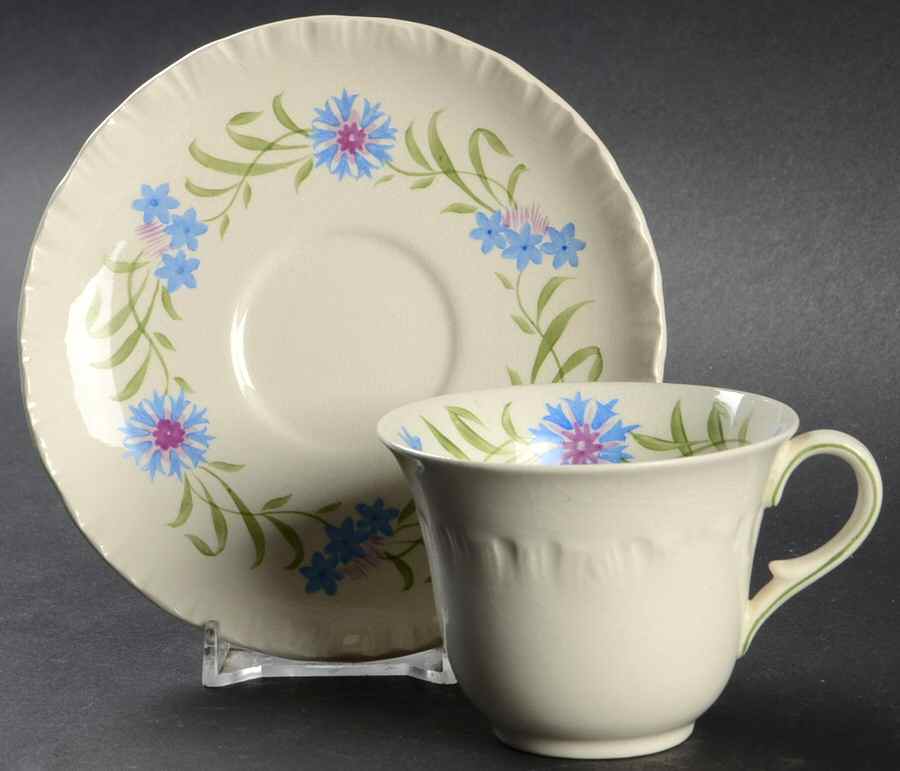 TM235 Flat Demitasse Cup & Saucer Set by Wedgwood-1