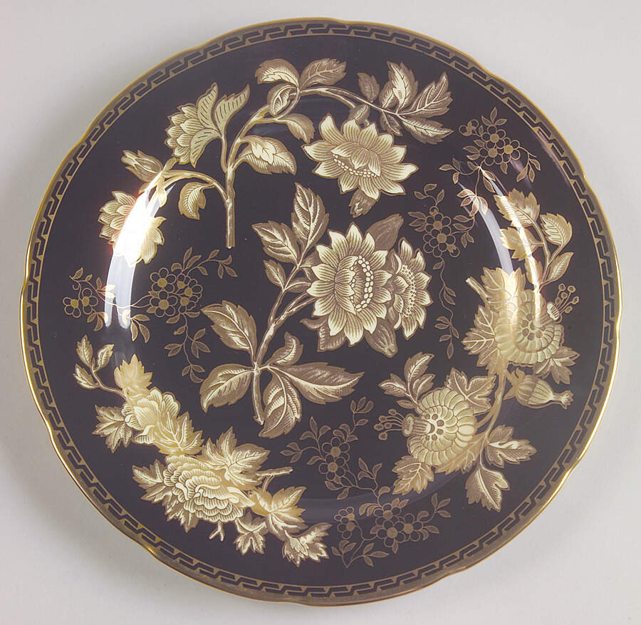 Tonquin Black Salad Plate by Wedgwood-1