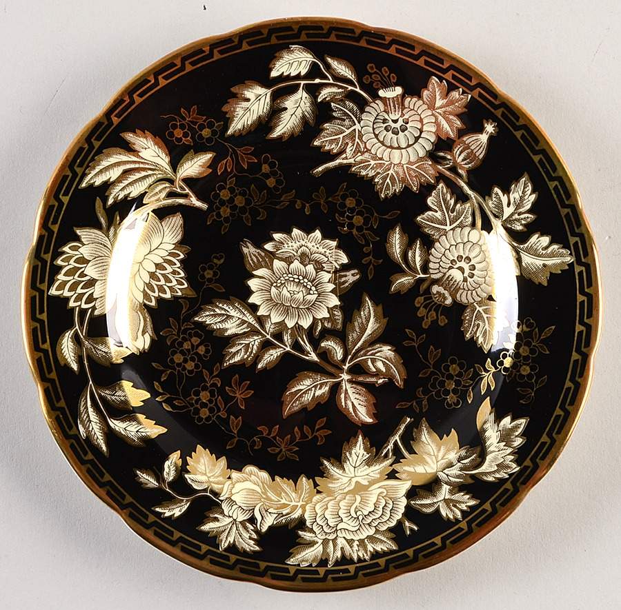 Tonquin Black Bread & Butter Plate by Wedgwood-1