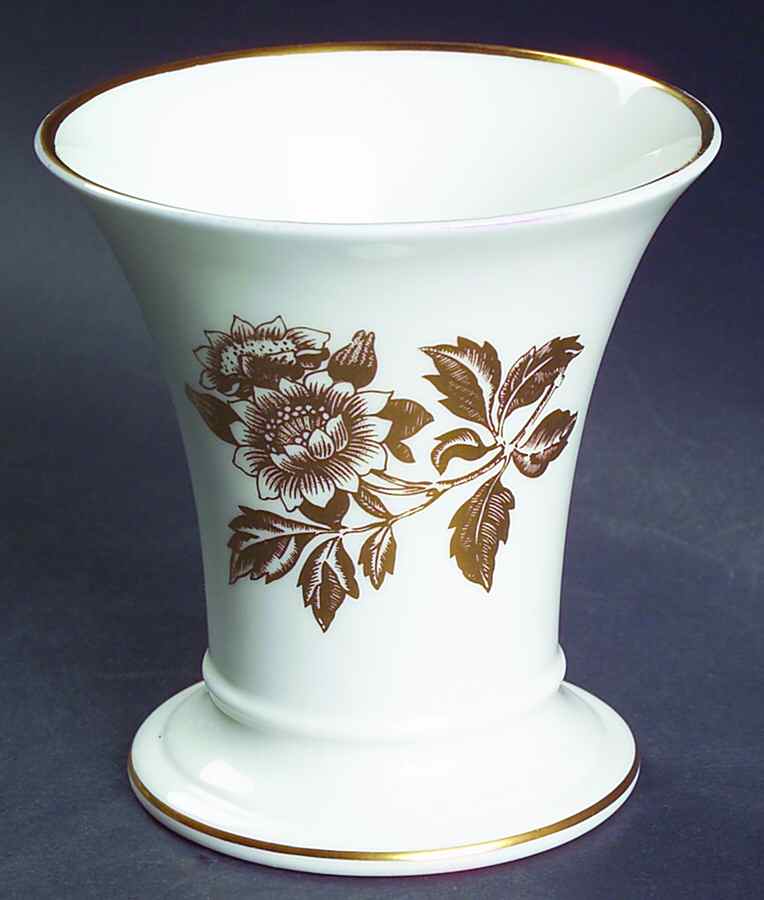 Tonquin Gold Mini Bud Vase by Wedgwood-1