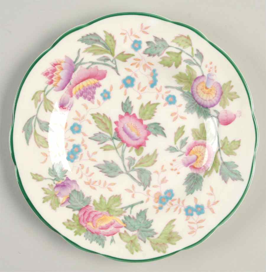 Tonquin Ivory Multicolor (Scalloped) Bread & Butter Plate by Wedgwood-1