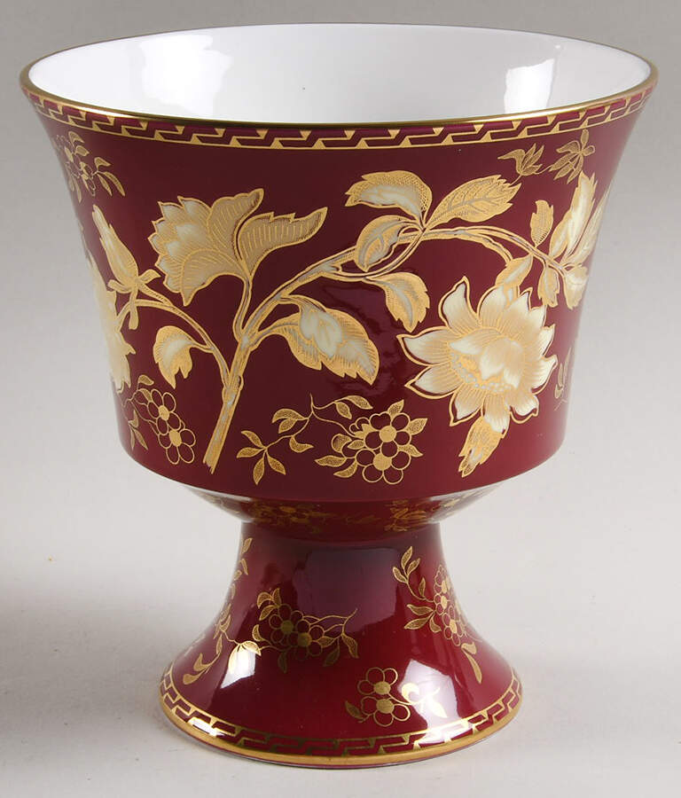 Tonquin Ruby Candy Jar No Lid by Wedgwood-1