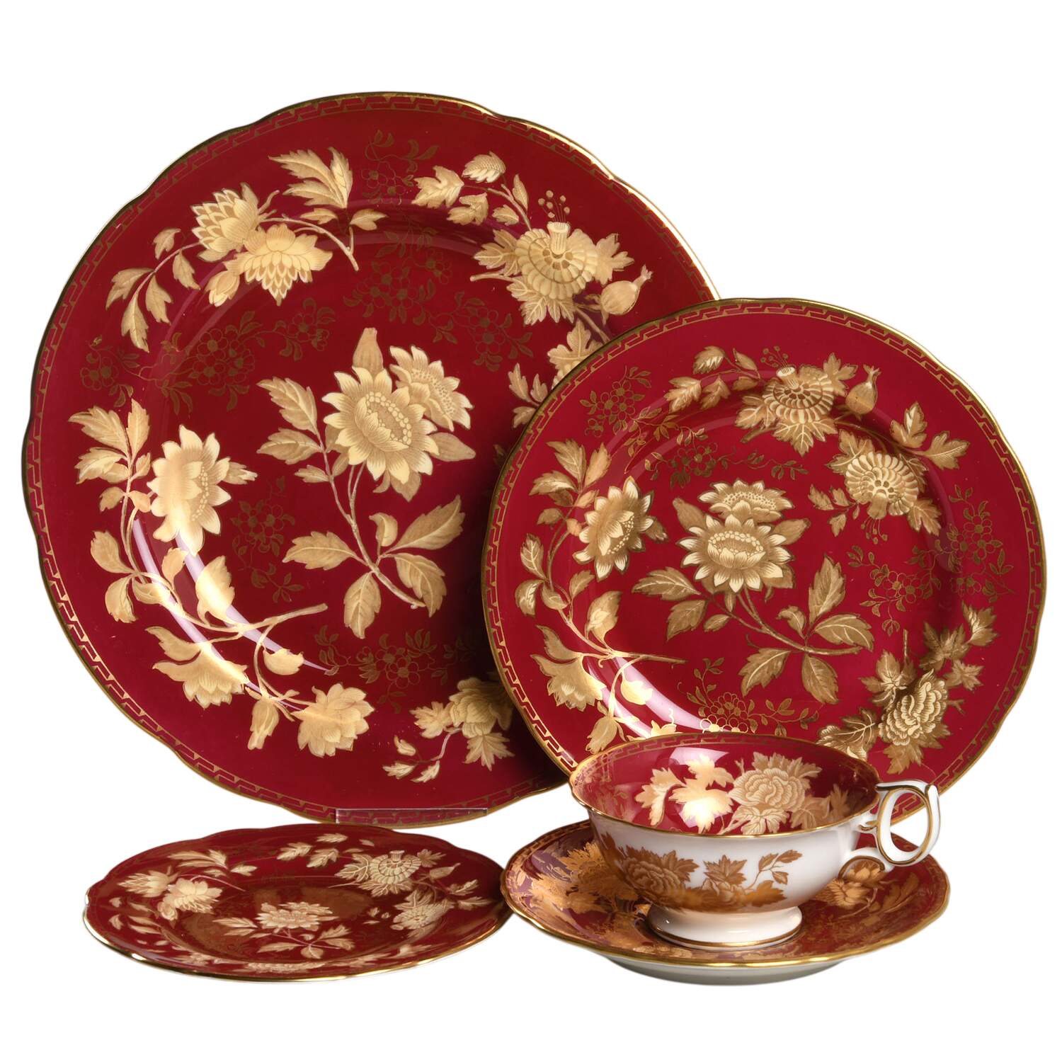 Tonquin Ruby 40 Piece Estate Set by Wedgwood-1
