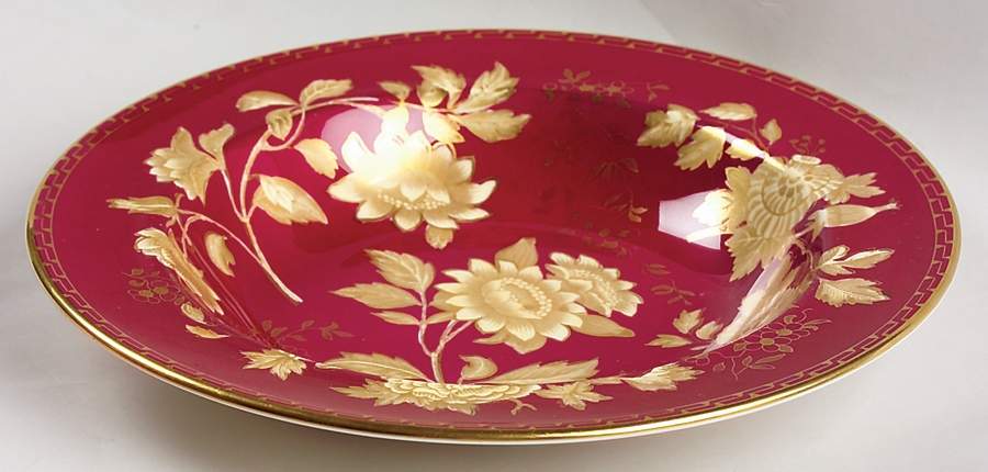 Tonquin Ruby Rim Soup Bowl by Wedgwood-1