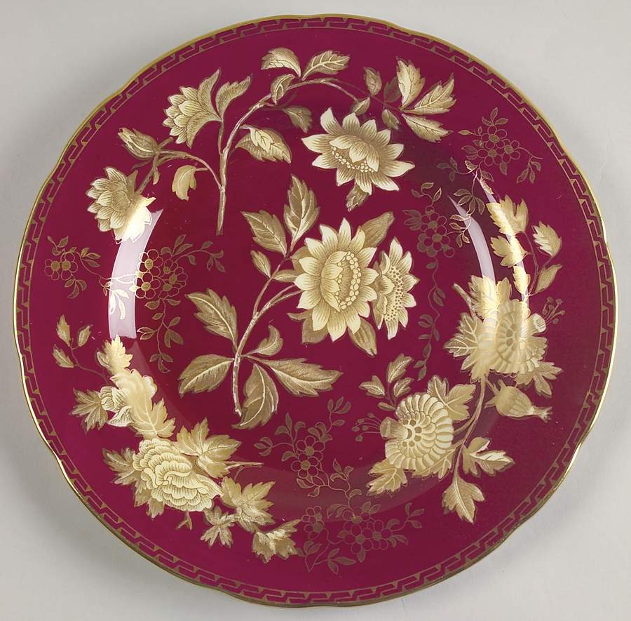 Tonquin Ruby Salad Plate by Wedgwood-1