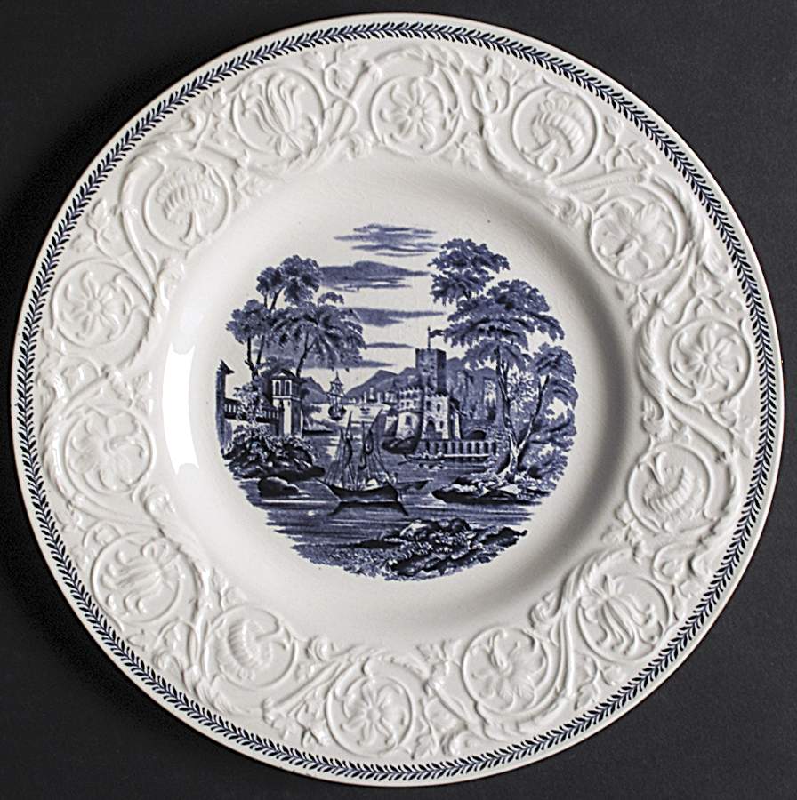 Torbay Blue Dinner Plate by Wedgwood-1