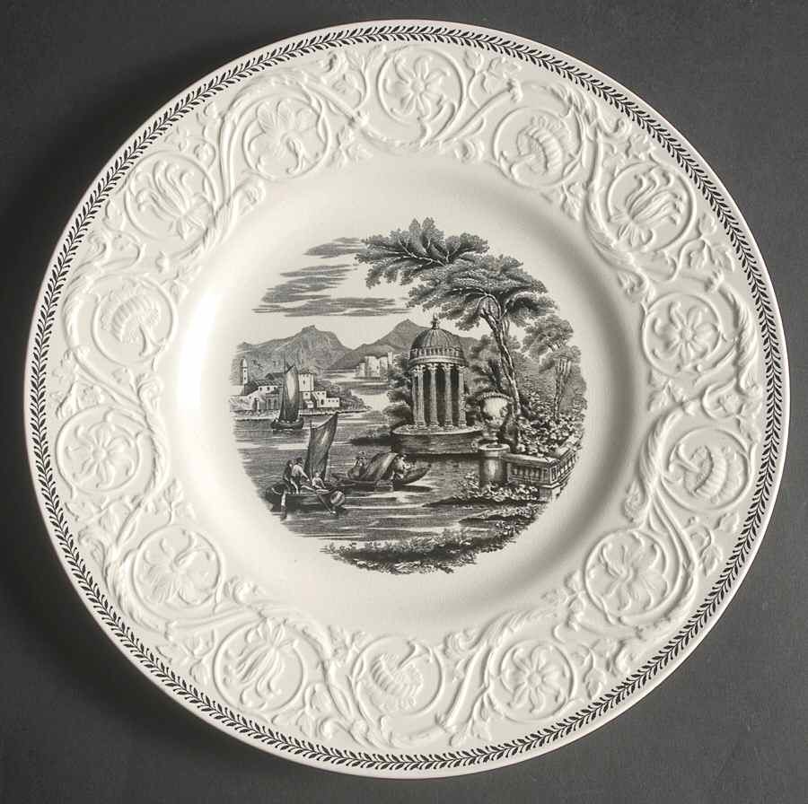 Torbay Black Dinner Plate by Wedgwood-1