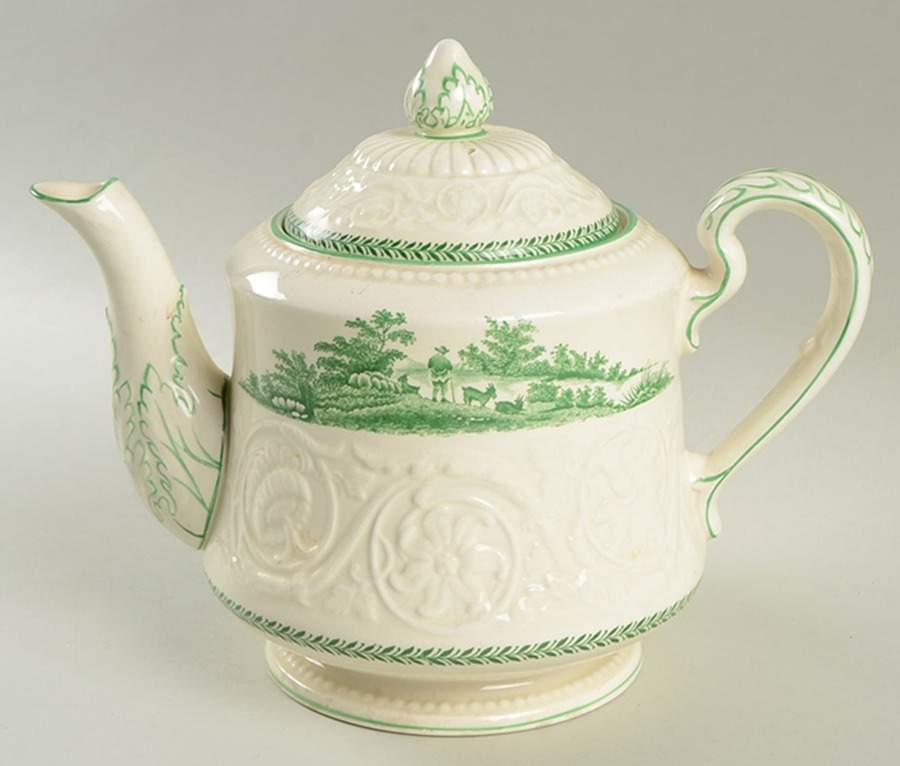 Torbay Green Teapot & Lid by Wedgwood-1