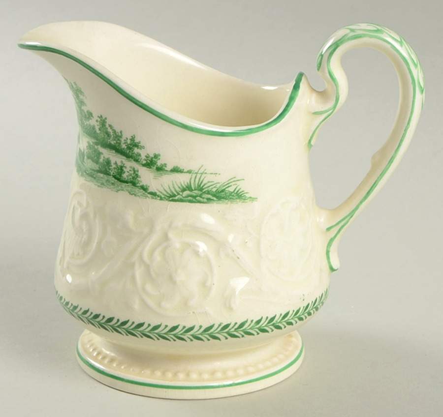 Torbay Green Creamer by Wedgwood-1
