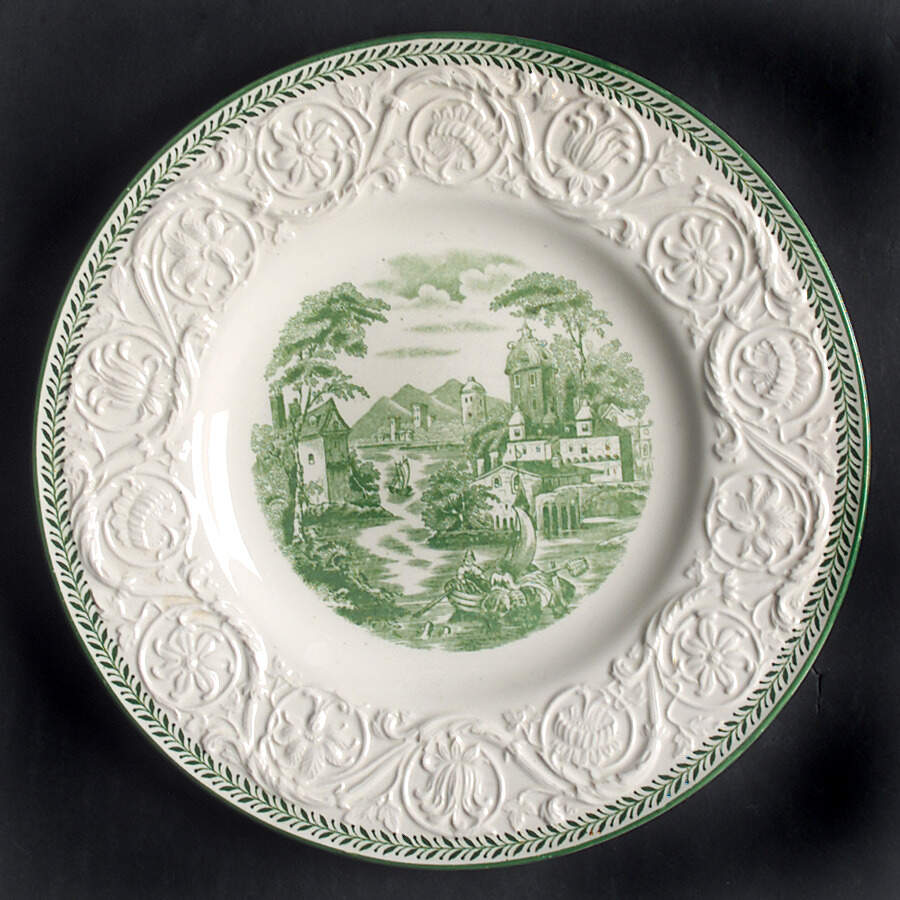 Torbay Green Dessert/Pie Plate by Wedgwood-1
