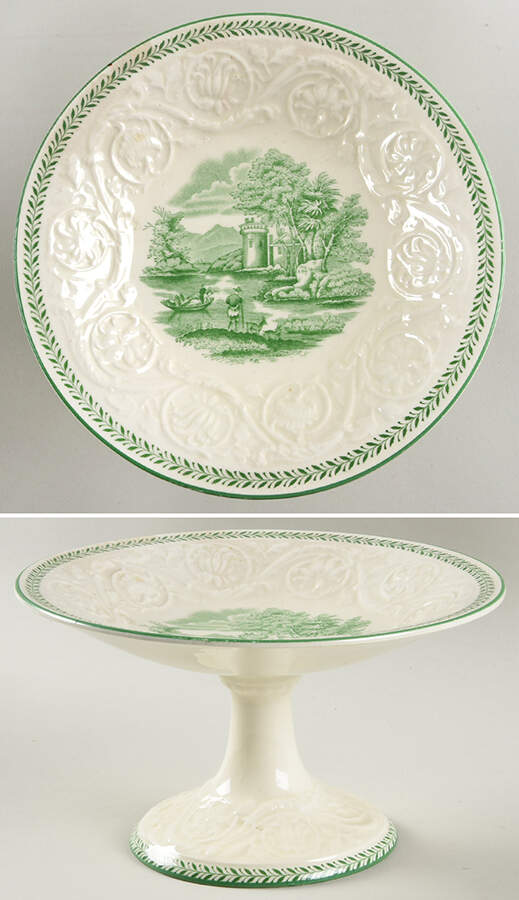 Torbay Green Round Compote (Height X Width) by Wedgwood-1