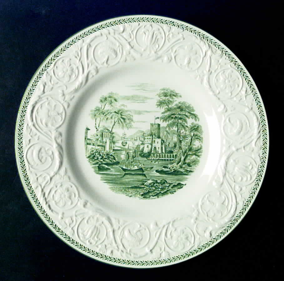 Torbay Green Dinner Plate by Wedgwood-1