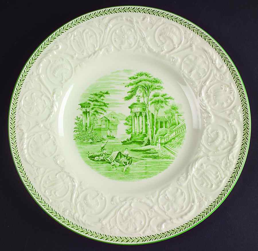 Torbay Green Luncheon Plate by Wedgwood-1