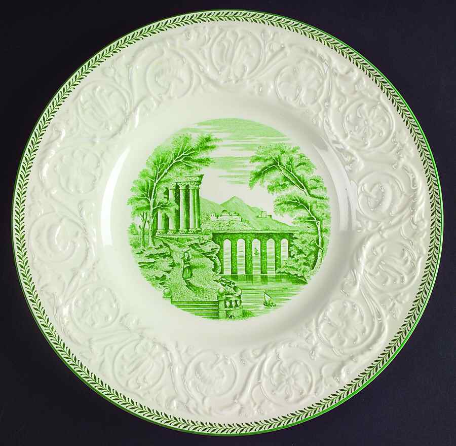 Torbay Green Luncheon Plate by Wedgwood-1