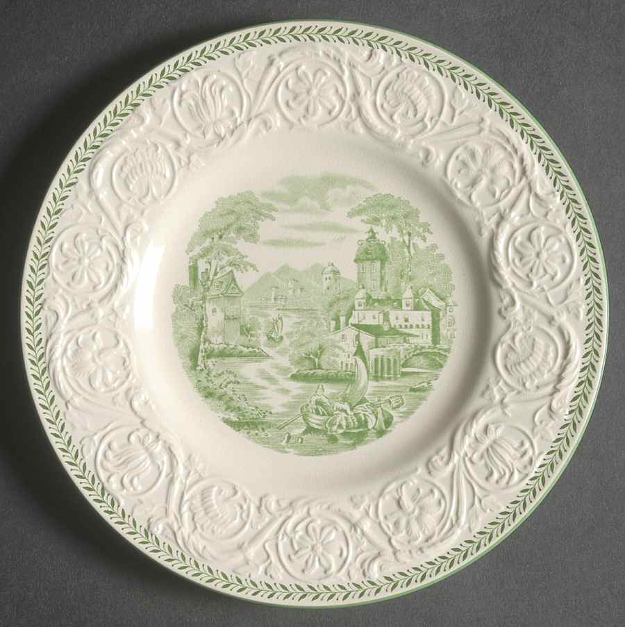 Torbay Green Dessert/Pie Plate by Wedgwood-1
