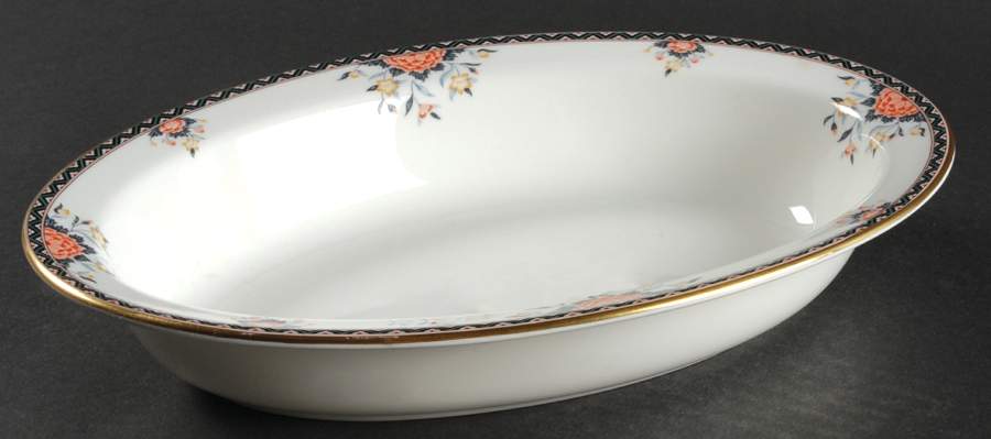 Touraine 11" Oval Vegetable Bowl by Wedgwood-1