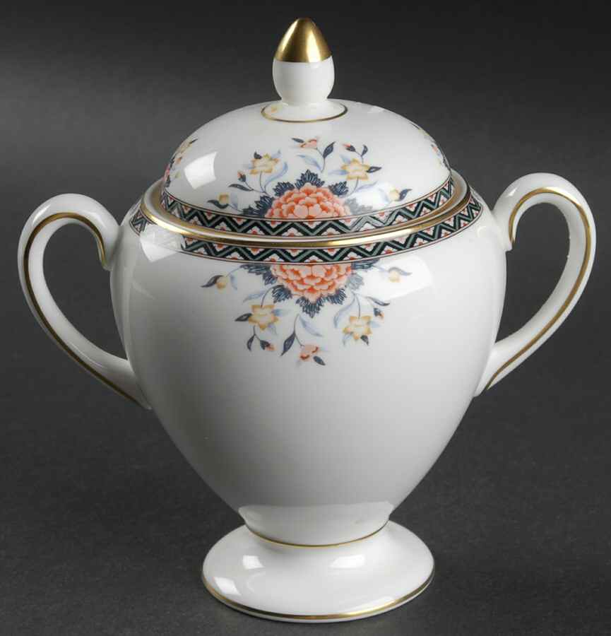 Touraine Sugar Bowl & Lid by Wedgwood-1