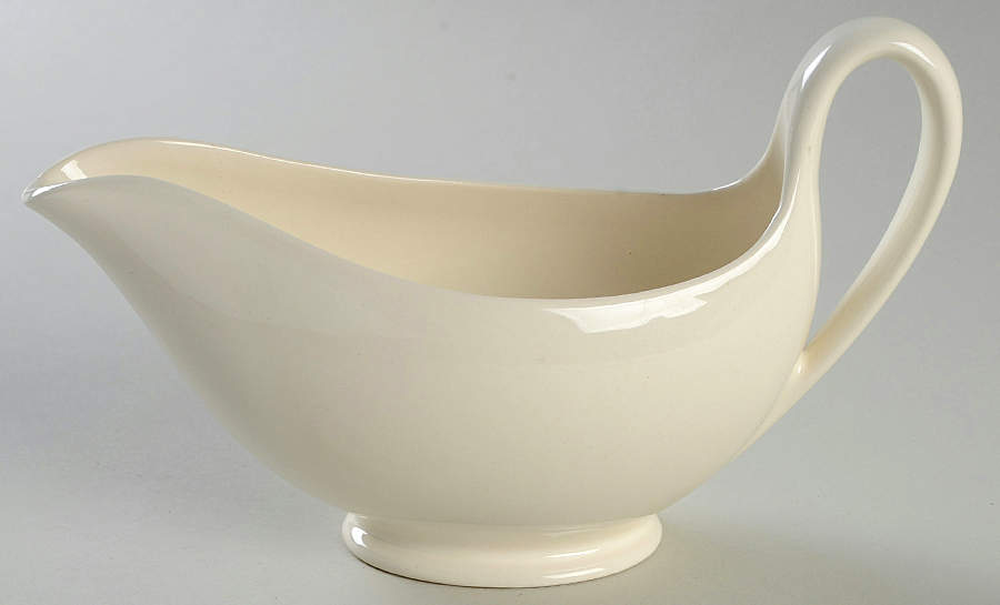 Traditional (Plain) Gravy Boat by Wedgwood-1