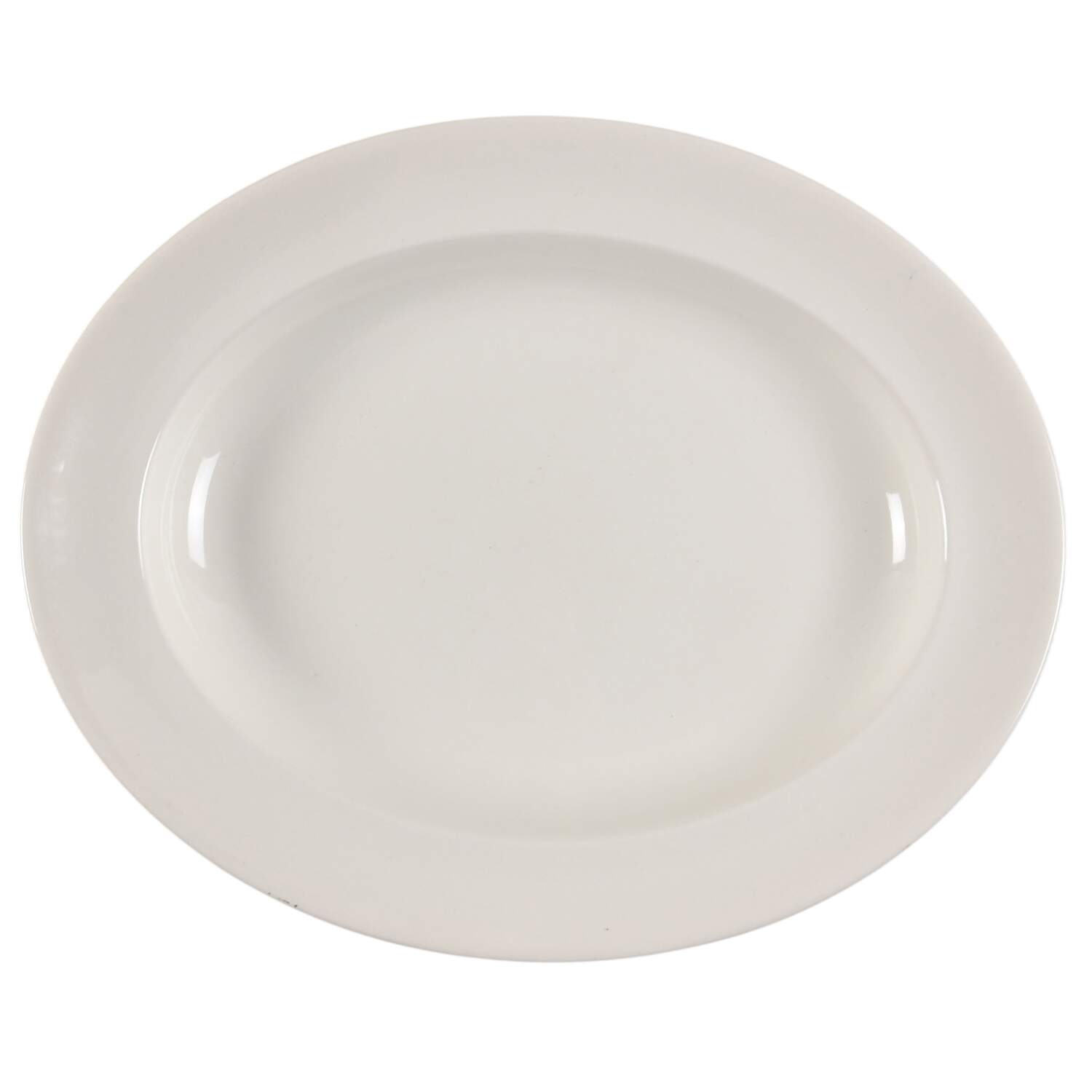 Traditional (Plain) 10" Oval Serving Platter by Wedgwood-1
