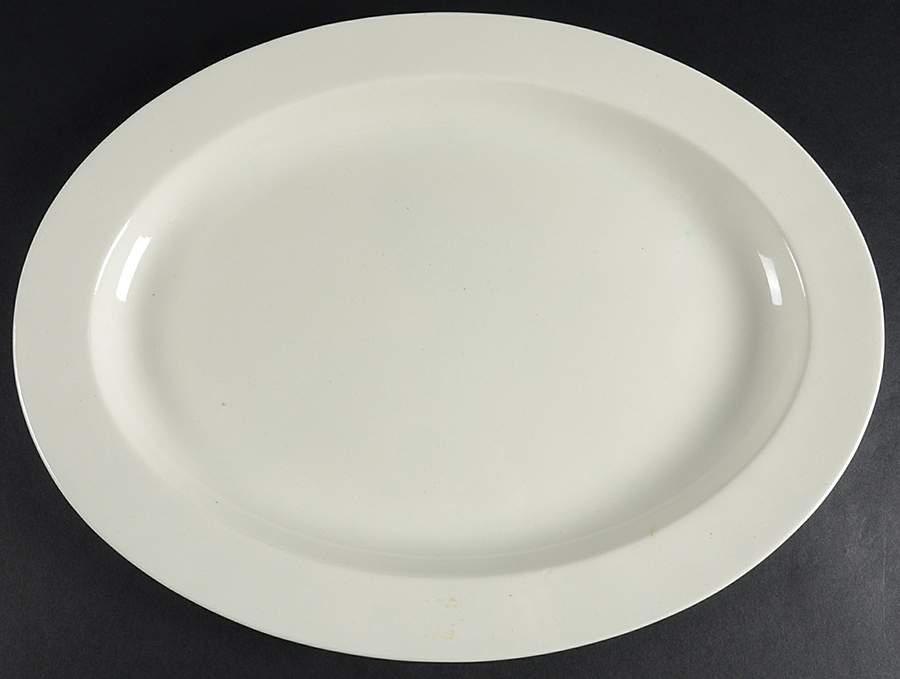 Traditional (Plain) 16" Oval Serving Platter by Wedgwood-1