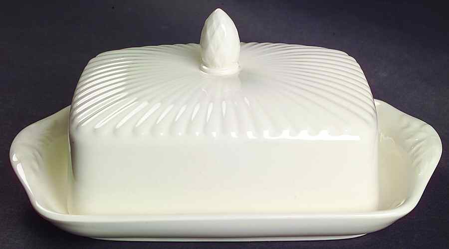 Traditional (Plain) Square Covered Butter by Wedgwood-1