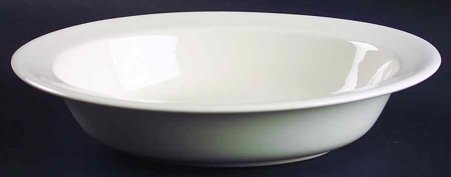 Traditional (Plain) 9" Oval Vegetable Bowl by Wedgwood-1