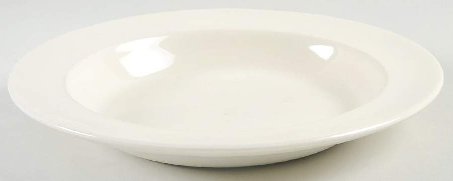Traditional (Plain) Large Rim Soup Bowl by Wedgwood-1