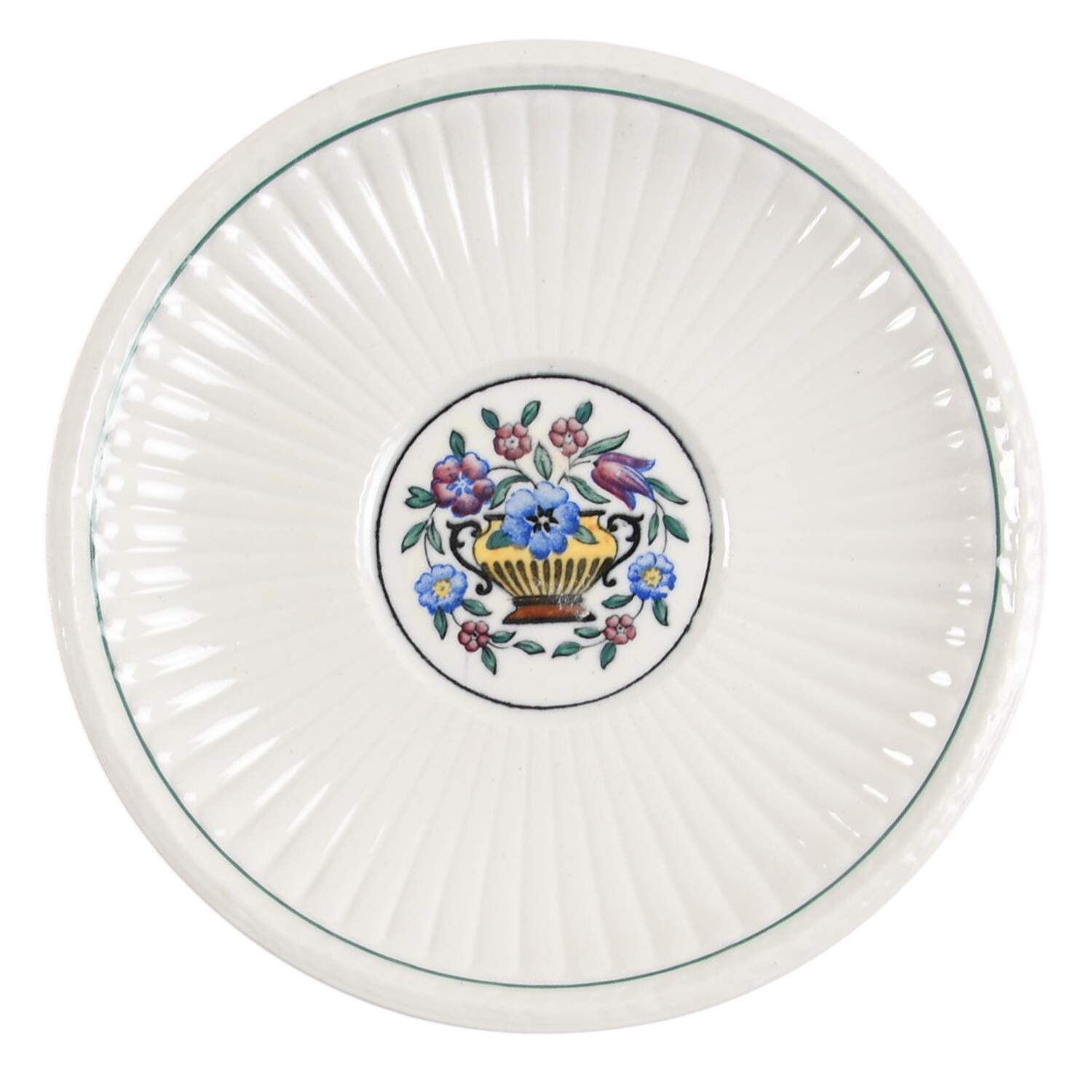 Trentham Light Blue Navy Saucer for Bouillon Cup by Wedgwood-1