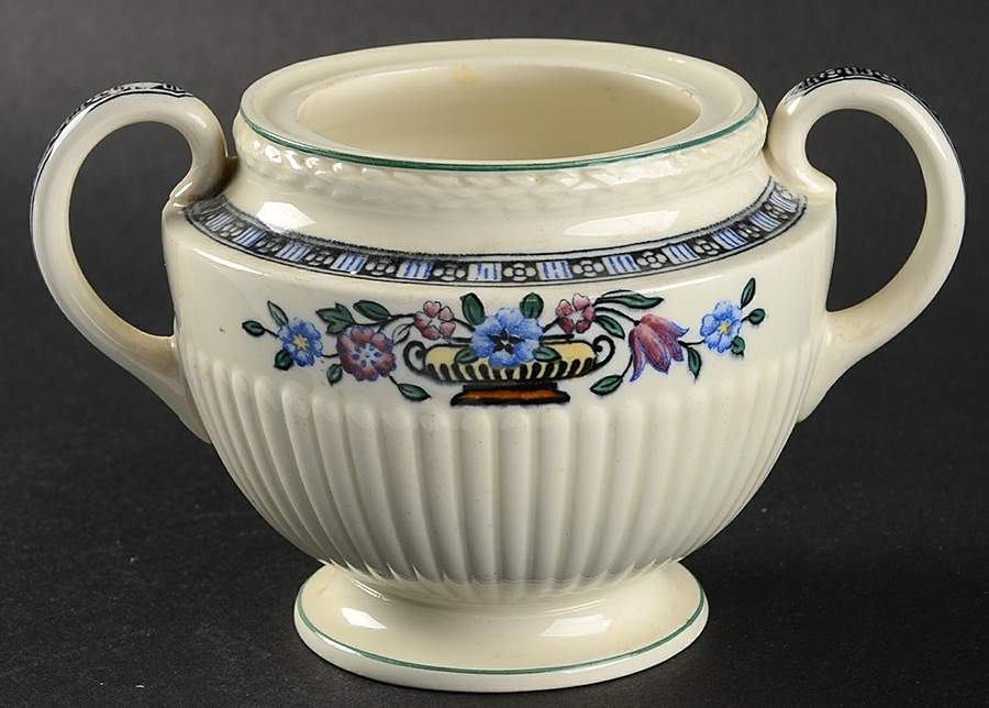 Trentham Light Blue Navy Sugar Bowl No Lid by Wedgwood-1