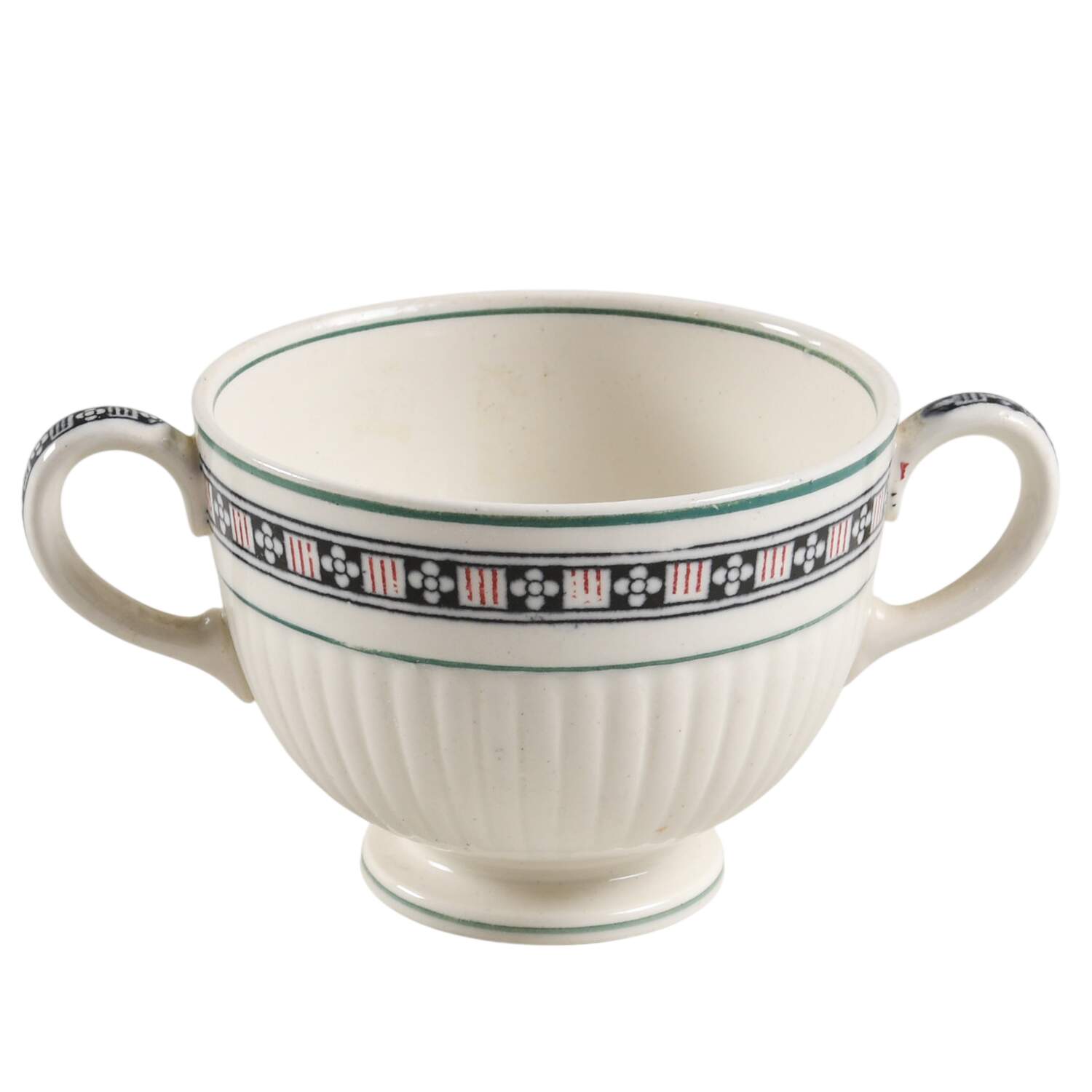 Trentham Red Footed Bouillon Cup by Wedgwood-1