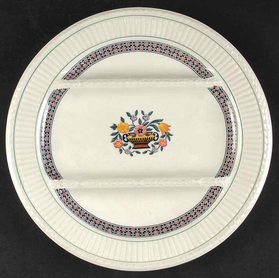 Trentham Red 3-Part Relish by Wedgwood-1