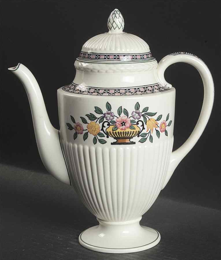Trentham Red Coffee Pot & Lid by Wedgwood-1