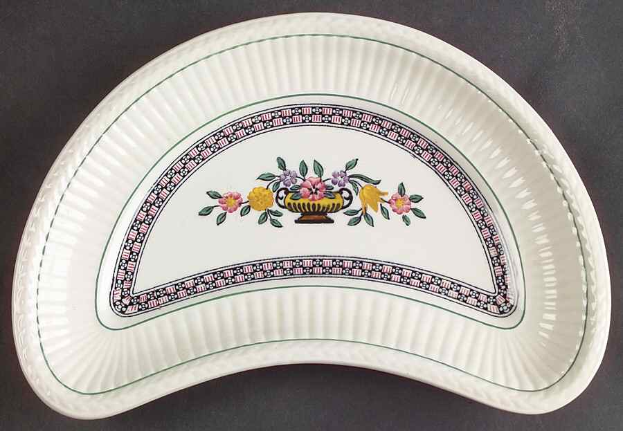 Trentham Red Crescent Salad Plate by Wedgwood-1