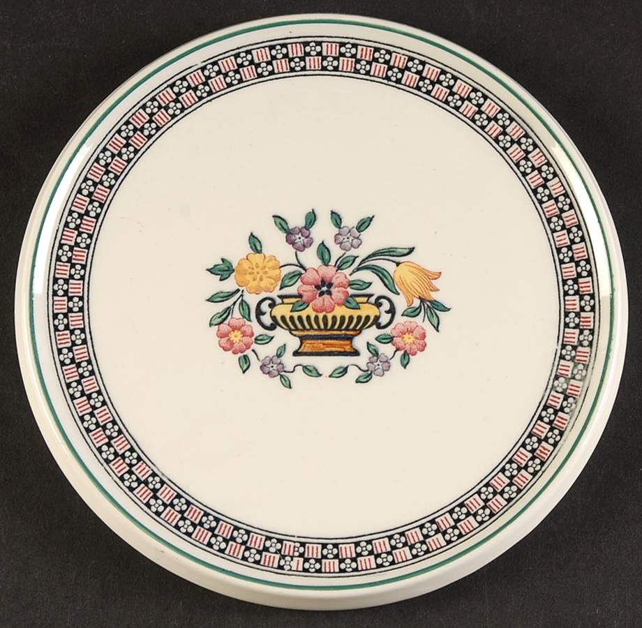 Trentham Red Tea Tile by Wedgwood-1