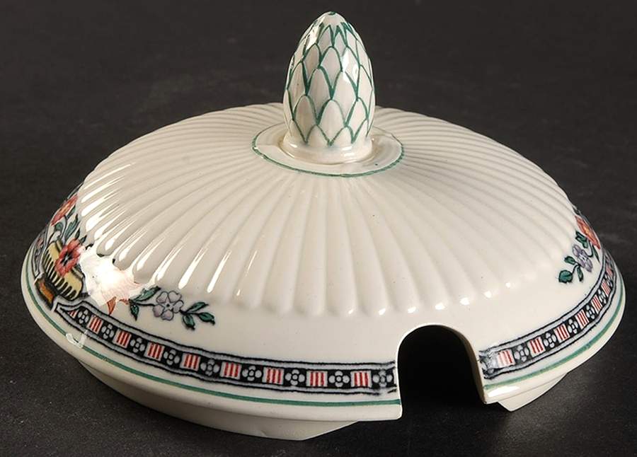 Trentham Red Lid for Sauce Boat by Wedgwood-1