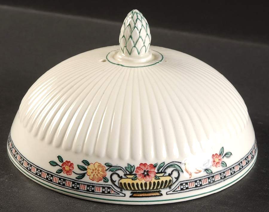 Trentham Red Round Butter No Lid by Wedgwood-1