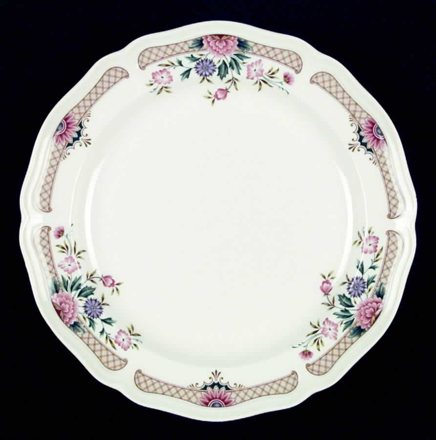 Trellis Flower Dinner Plate by Wedgwood-1