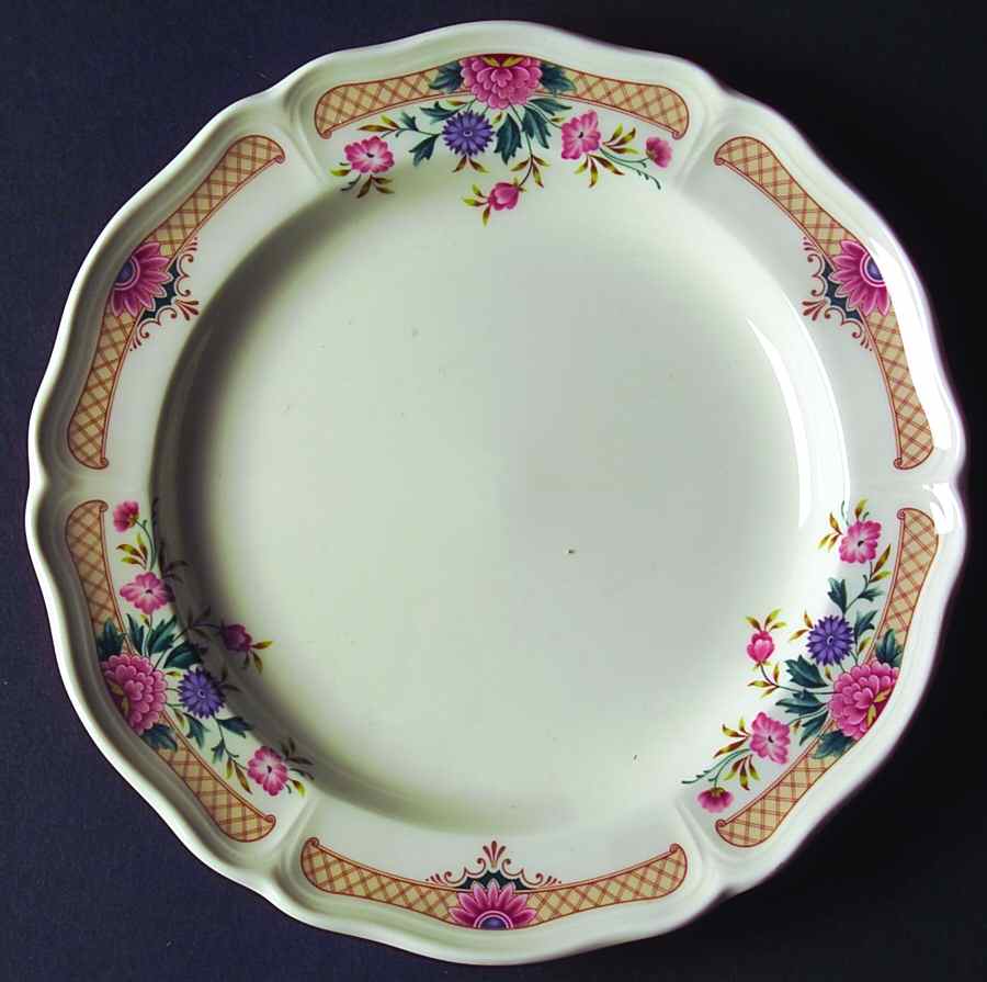 Trellis Flower Salad Plate by Wedgwood-1