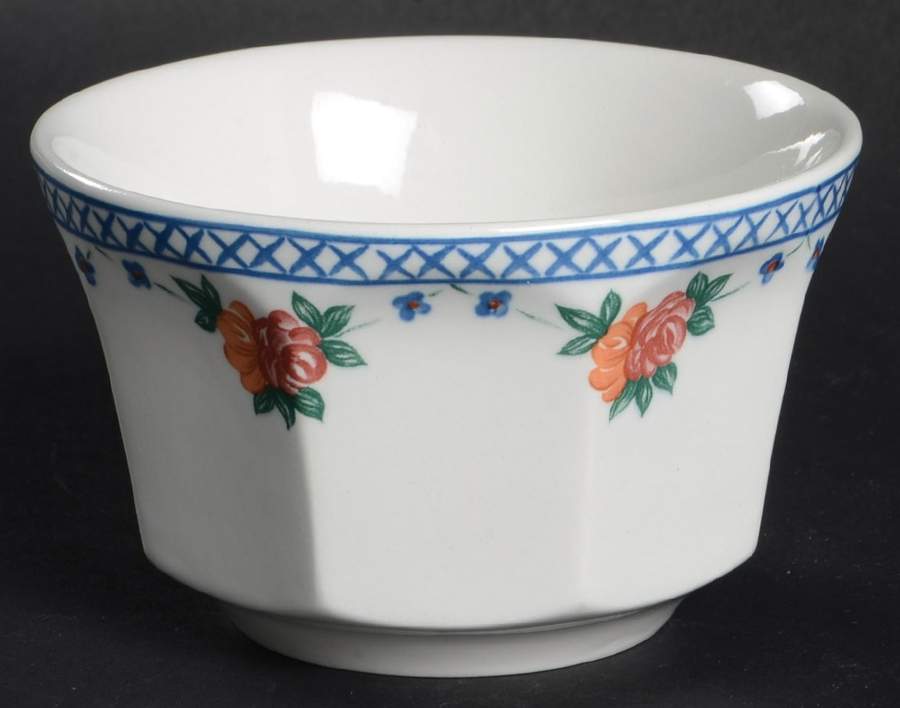 Trellis Rose Open Sugar Bowl by Wedgwood-1