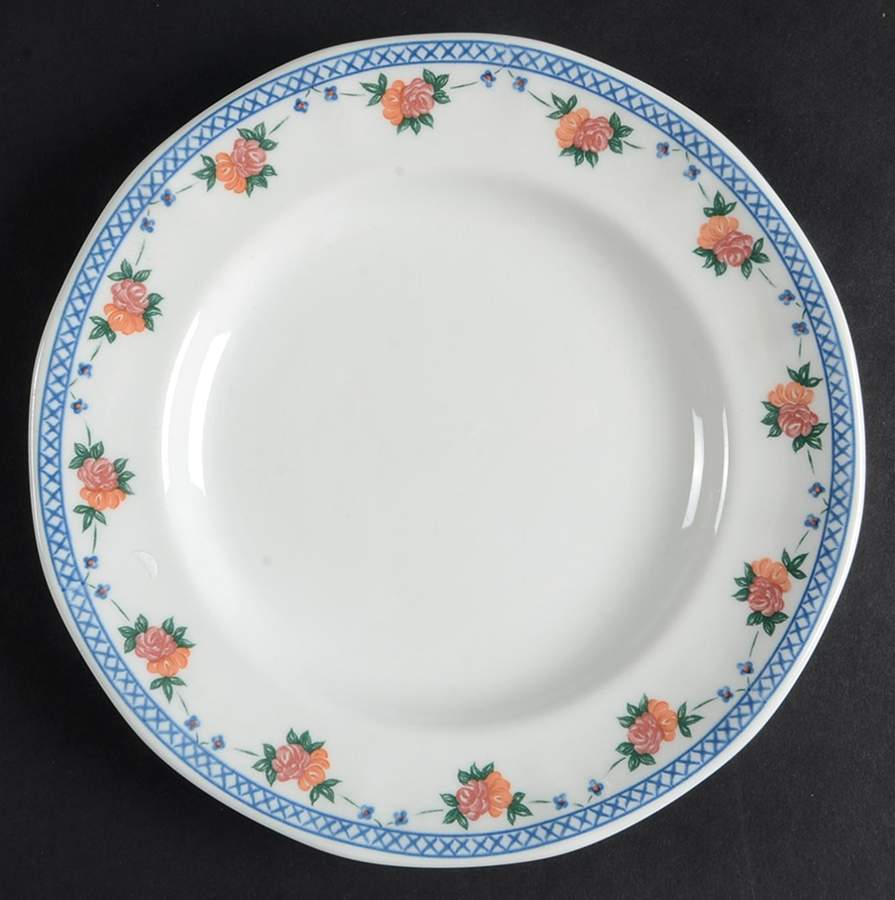 Trellis Rose Dessert/Pie Plate by Wedgwood-1