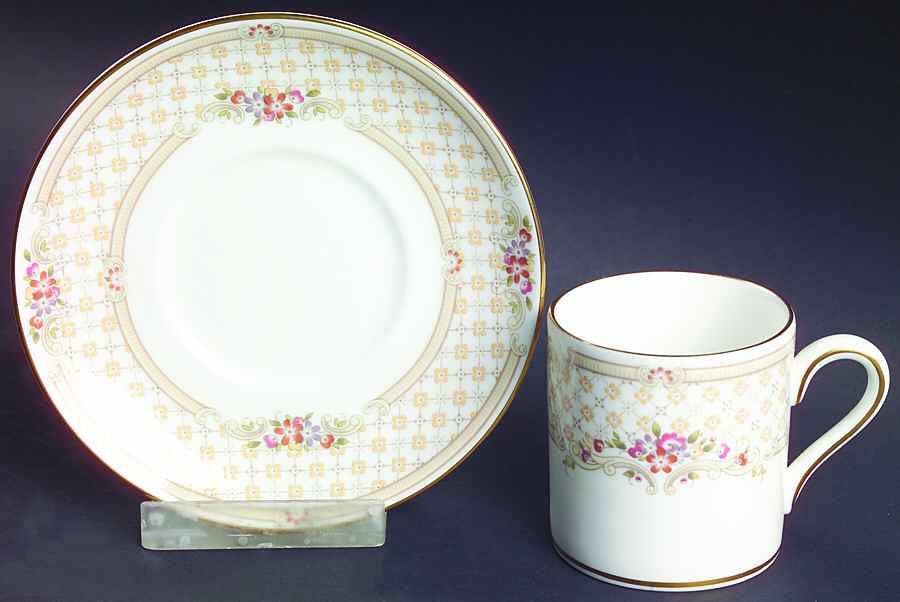 Turnberry Flat Demitasse Cup & Saucer Set by Wedgwood-1