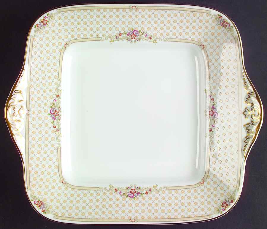 Turnberry Square Handled Cake Plate by Wedgwood-1