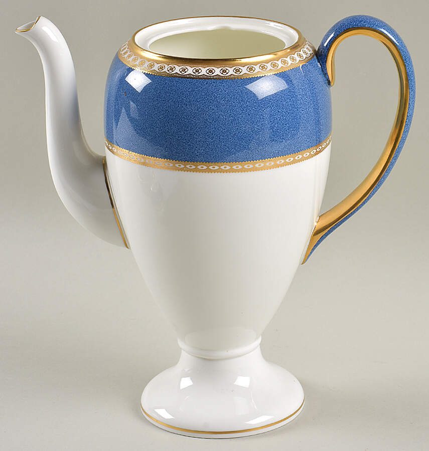 Ulander Powder Blue Coffee Pot No Lid by Wedgwood-1