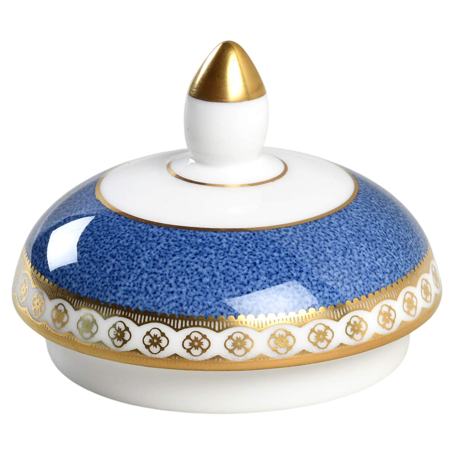 Ulander Powder Blue Lid for Globe Shape Sugar Bowl by Wedgwood-1