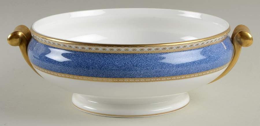 Ulander Powder Blue Round Vegetable No Lid by Wedgwood-1